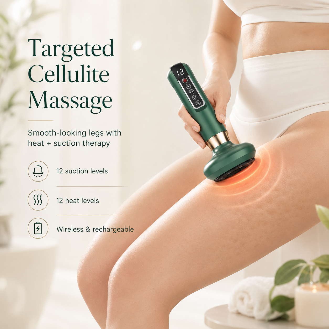 SculptFlow™ Heated Cupping Massager